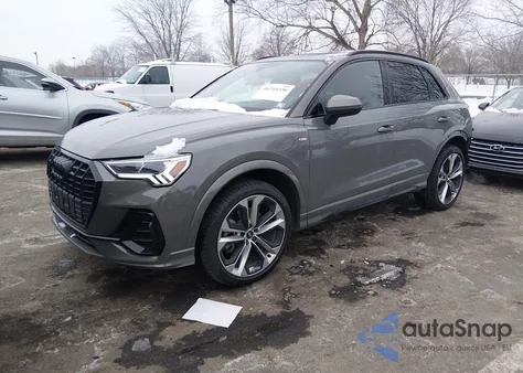 2022 Audi Q3 Premium Plus 45 Tfsi S Line Quattro Tiptronic z USA, uszkodzony, nr VIN WA1EECF30N1035904